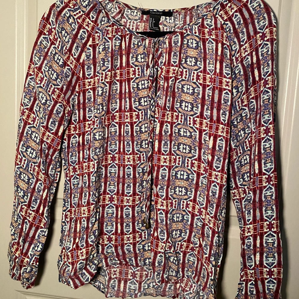 Blouse With Tassels